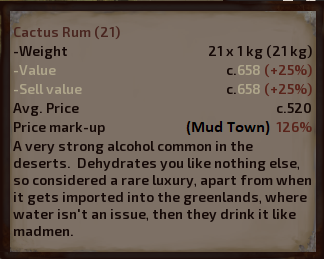Cactus Rum in Mud Town
